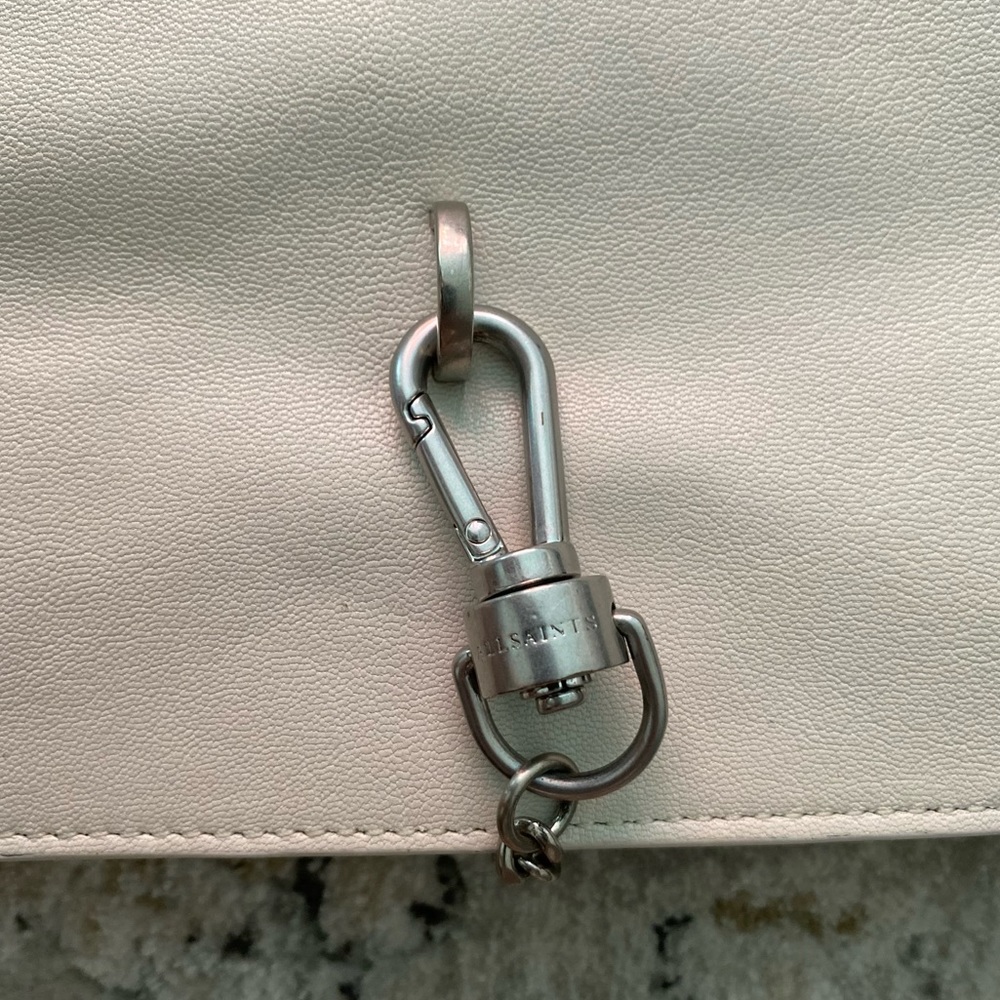 All Saints Leather Shoulder Bag (white) - Picture 3 of 7